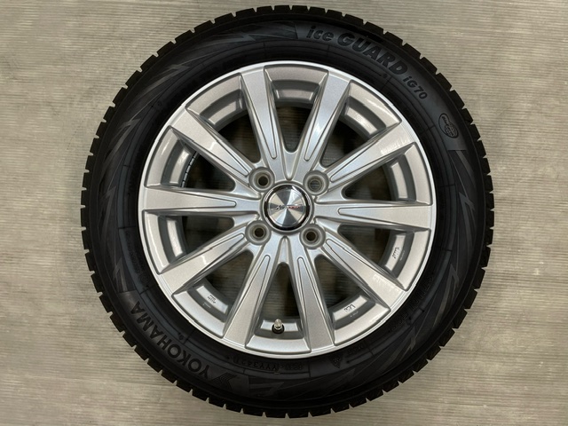 TireBox Sendai | 4本税込価格￥45100- 軽自動車など 155/65R14 ヨコハマ アイスガード iG70 21年製 14インチ冬タイヤホイールセット  スタッドレスタイヤ